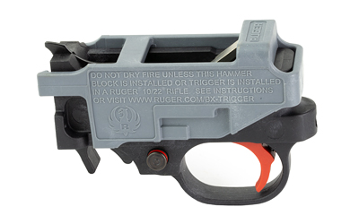 Ruger BX-Trigger Drop-In Replacement Trigger Assembly, Red