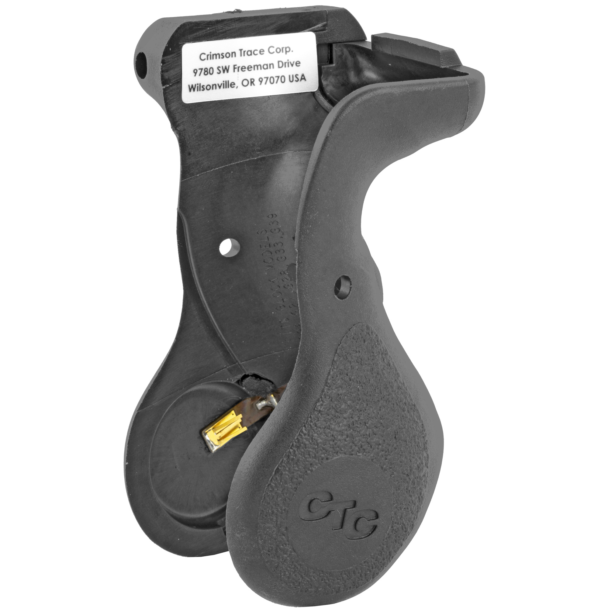 Crimson Trace Lasergrips for Glock Gen 3 26/27/28/33/39, Red Laser, Black Polymer