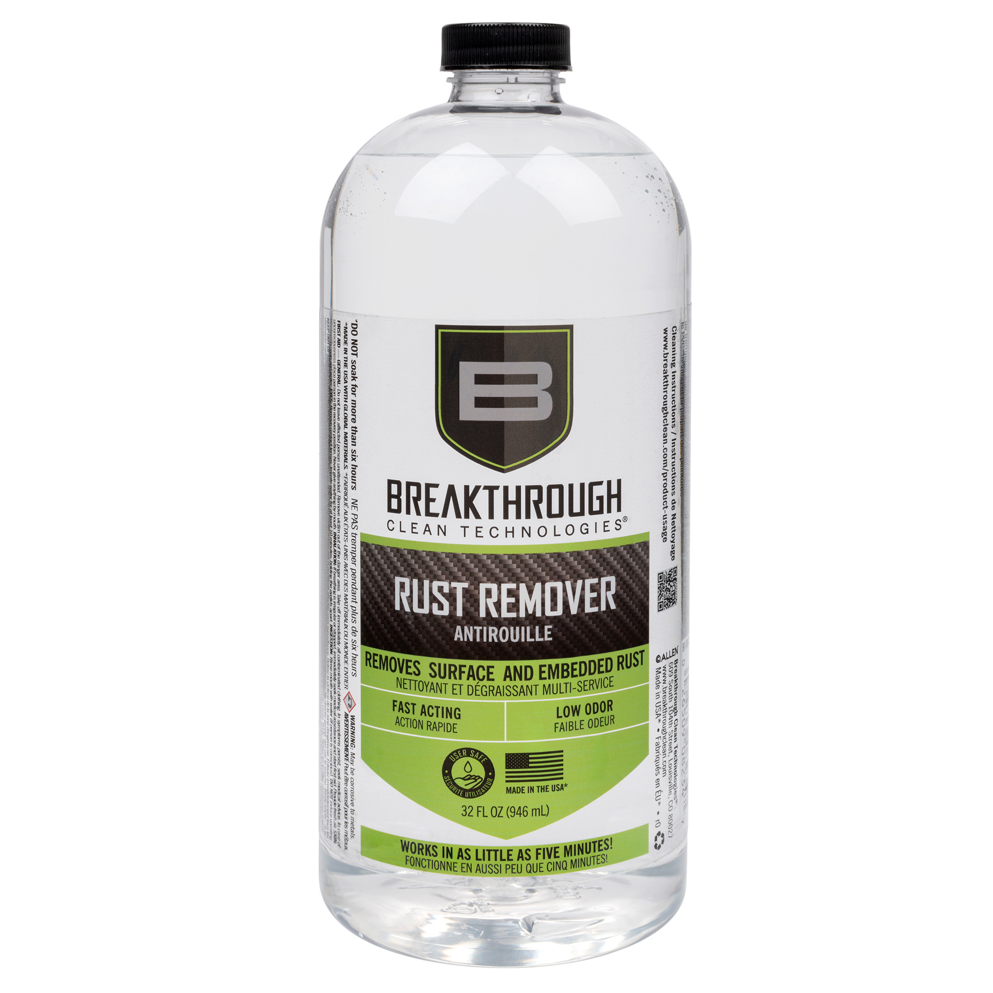 Breakthrough Clean Technologies Rust Remover, 32 oz