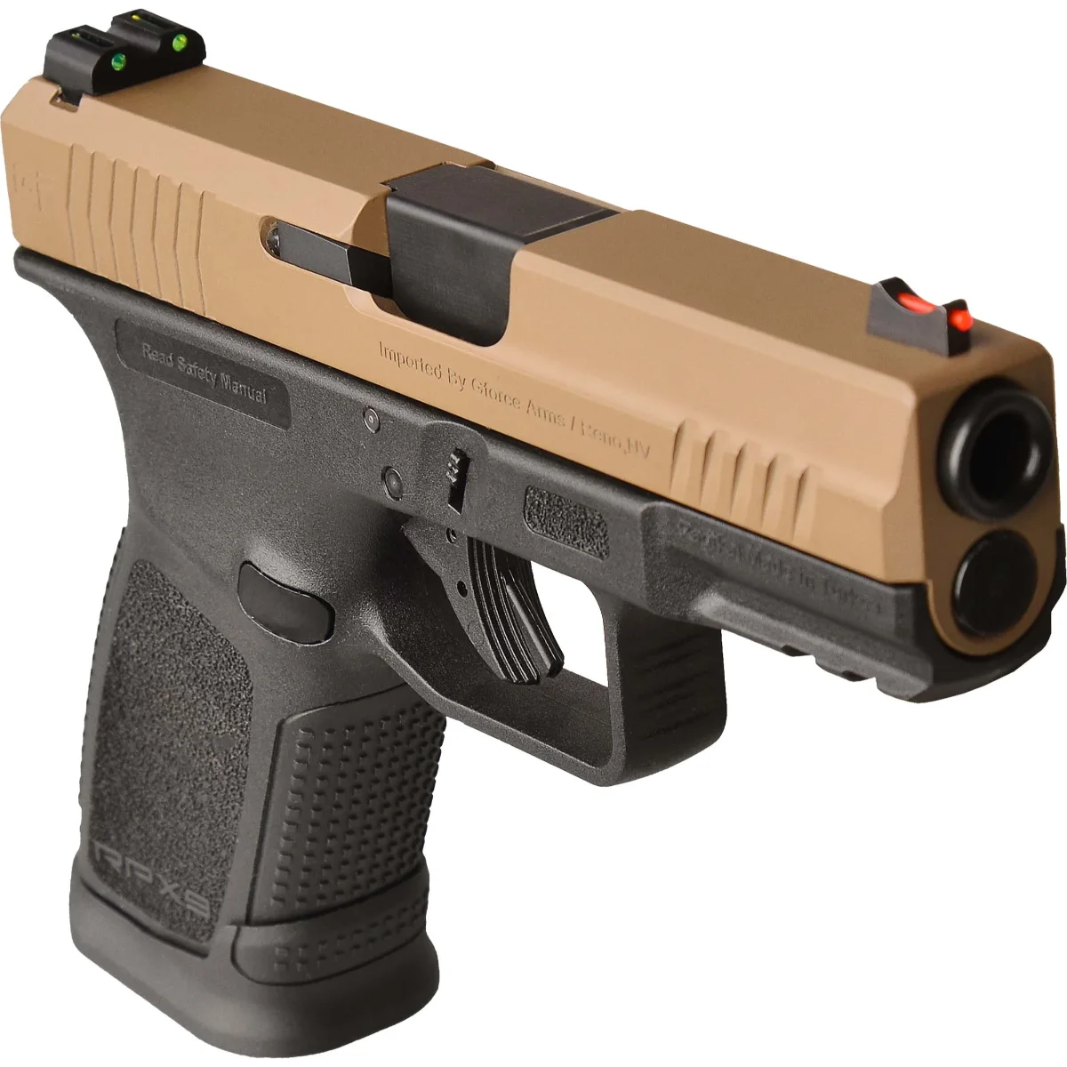 GFORCE ARMS RPX9 EXDOUS 9MM 4" FDE SLIDE 15+1 HANDGUN