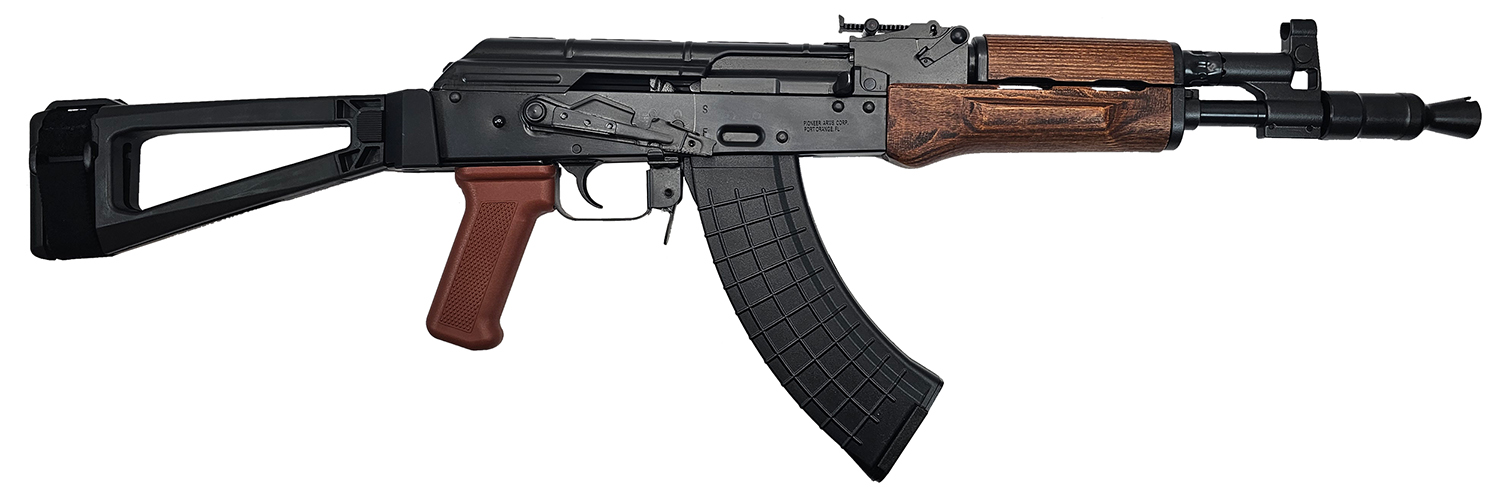 Pioneer Arms Hellpup AK Pistol 7.62x39 – 11.73" Barrel, Side Rail, SB Tactical Folding Brace