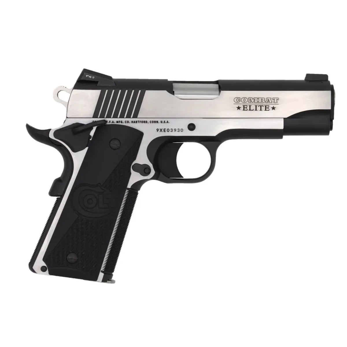 Colt Combat Elite Commander 9mm 4.25" Two-Tone