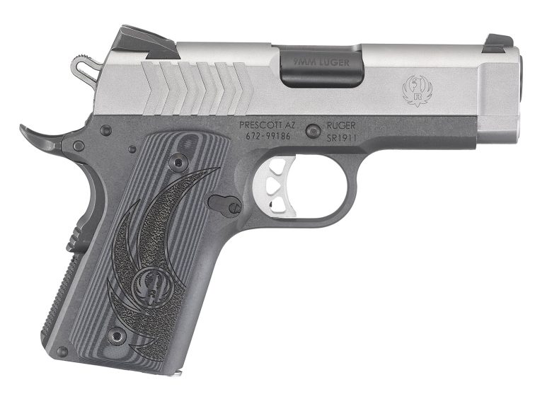 Ruger 6758 SR1911 LW Officer 9mm 3.6 8+1 G10