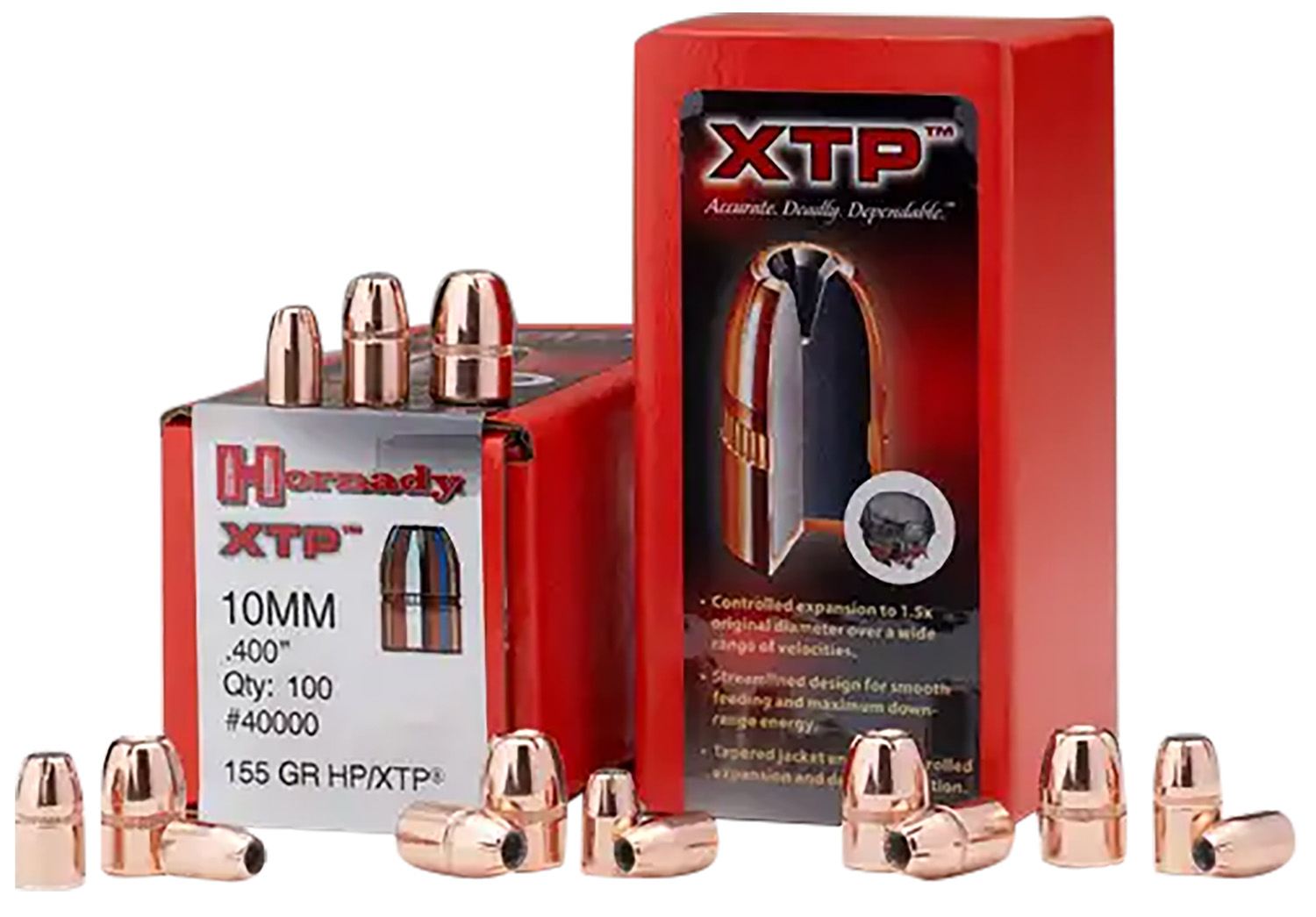 Hornady XTP 44 Caliber 240 Grain Hollow Point Bullets 100 Count - image 3 of 7