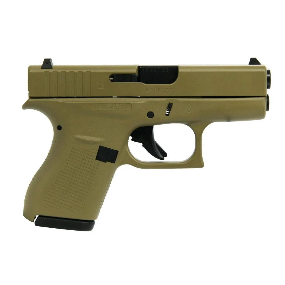 Glock 42 "FDE" .380 ACP 6rd Pistol