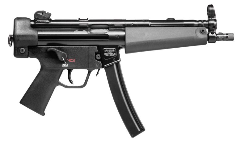 HK 81000477 SP5 9mm Luger 30+1 8.86" Black Steel Barrel, Black Aluminum Receiver, Black Polymer Grips