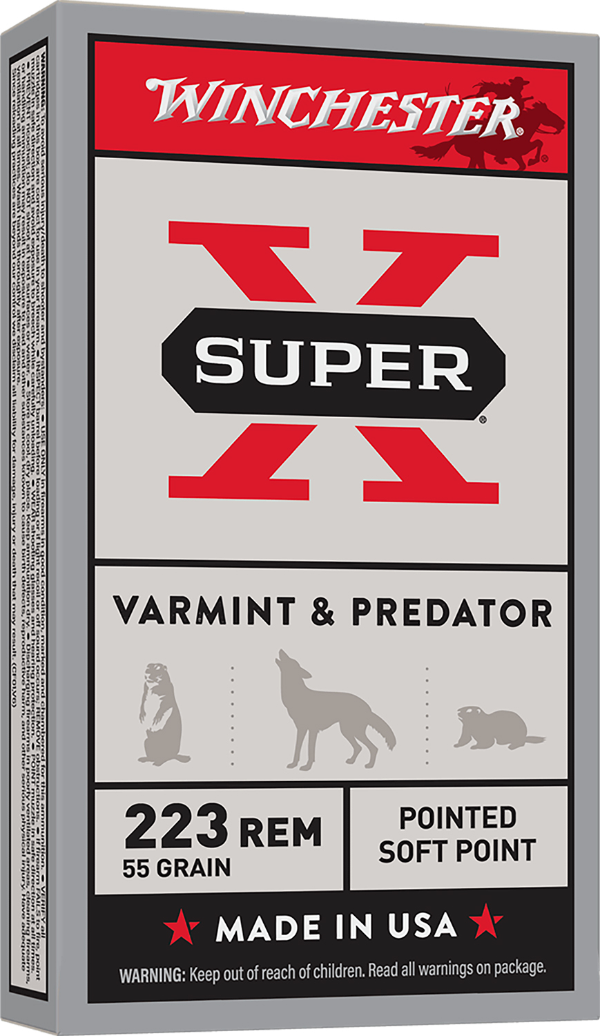 Winchester Super X .223 Rem 55gr JSP 20rd Box