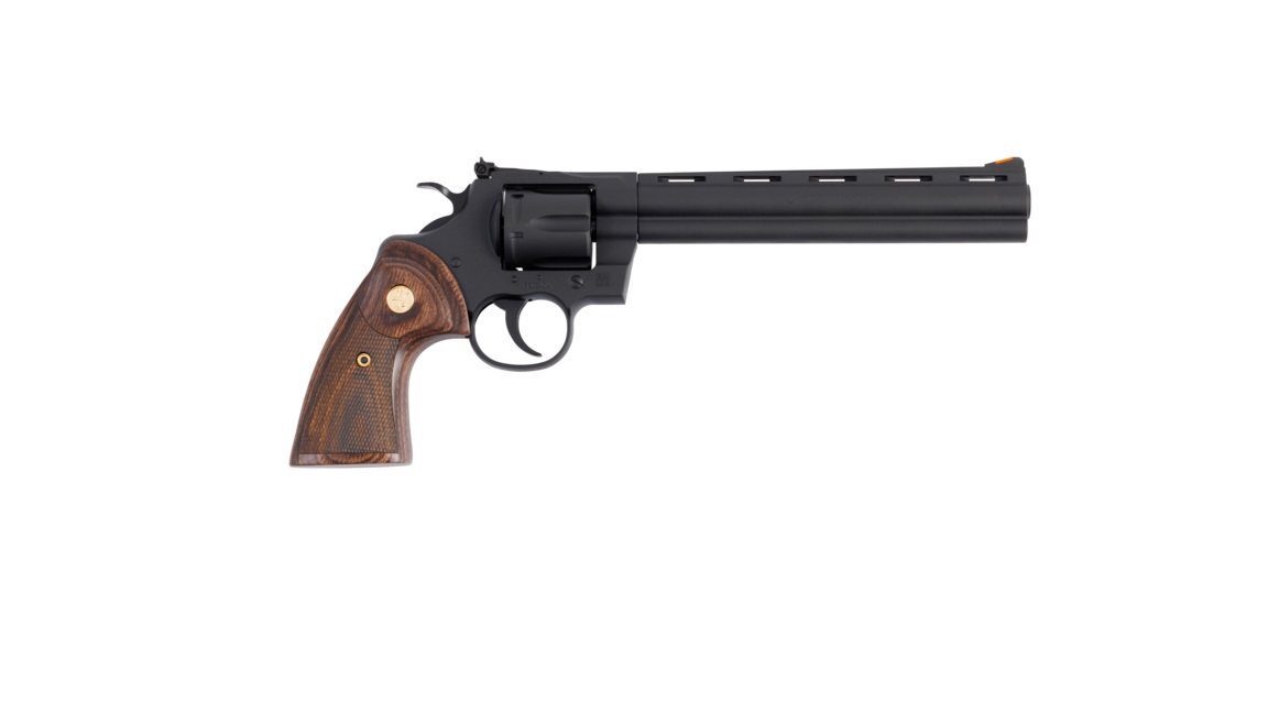 Colt Python Matte Blued 357 Magnum Revolver 8 Inch Vent Rib 6 Round