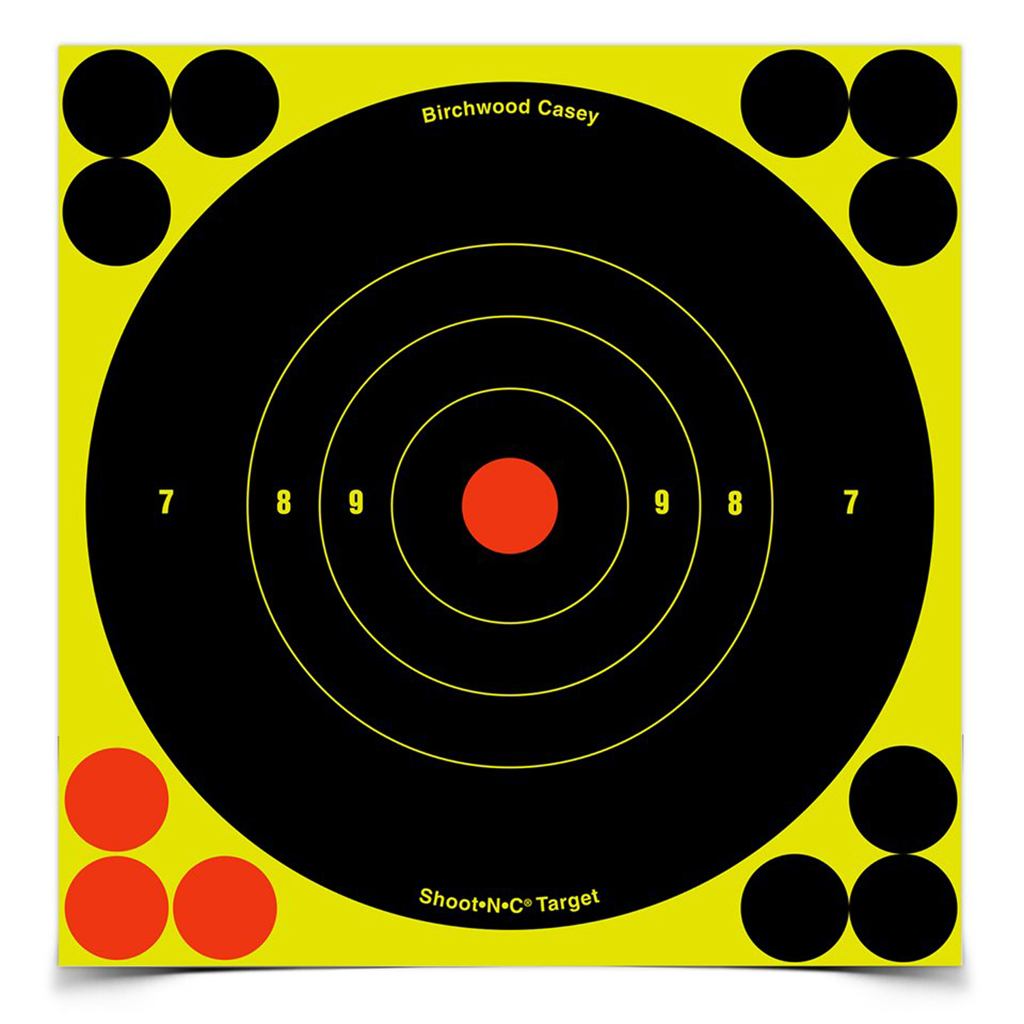 Birchwood Casey Shoot-N-C BI6-60 Reactive Target 6" Bullseye 60-Pack