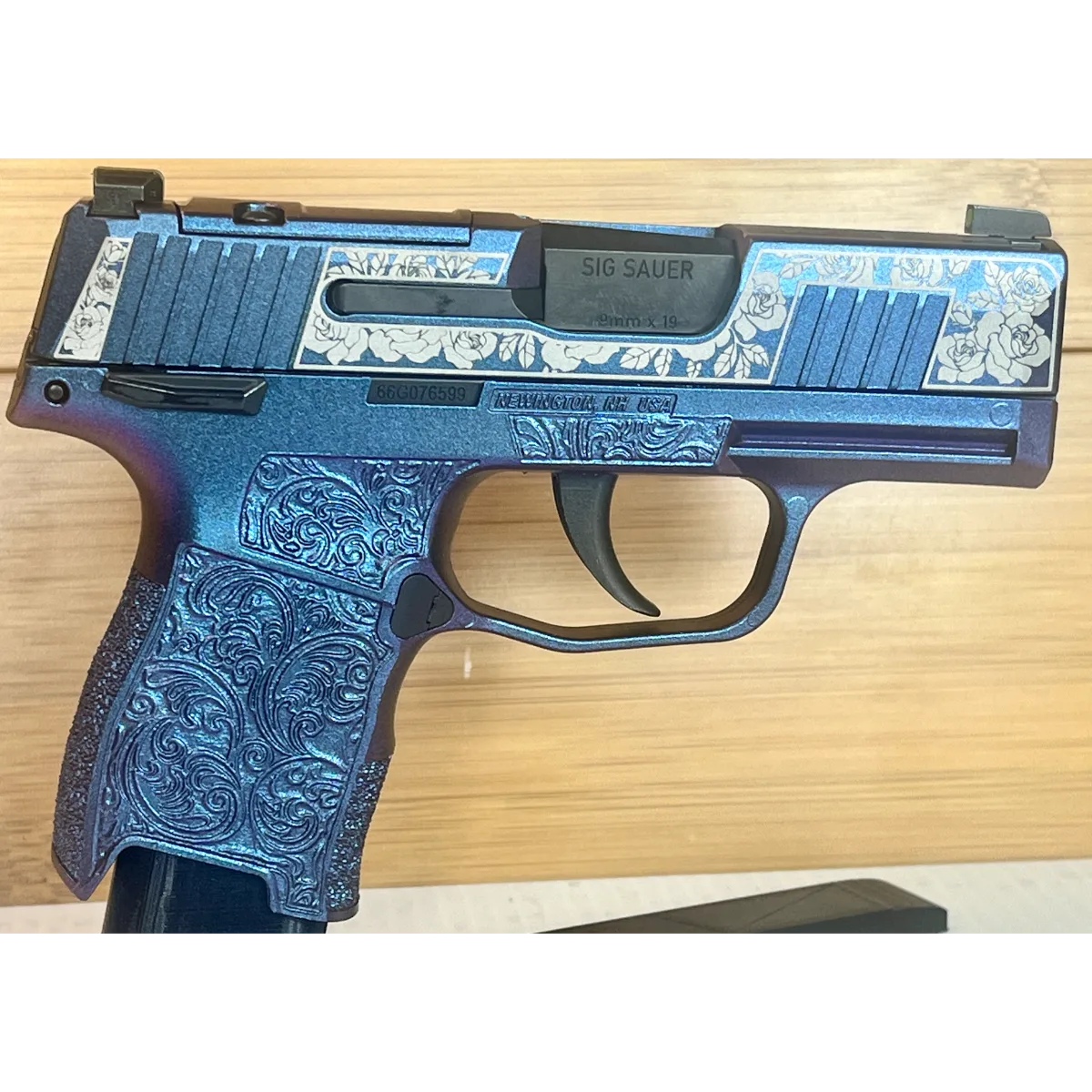 Sig Sauer P365 "Guns & Roses Mongoose Purple" 9mm Optic Ready 3.1" 10rd Manual Safety