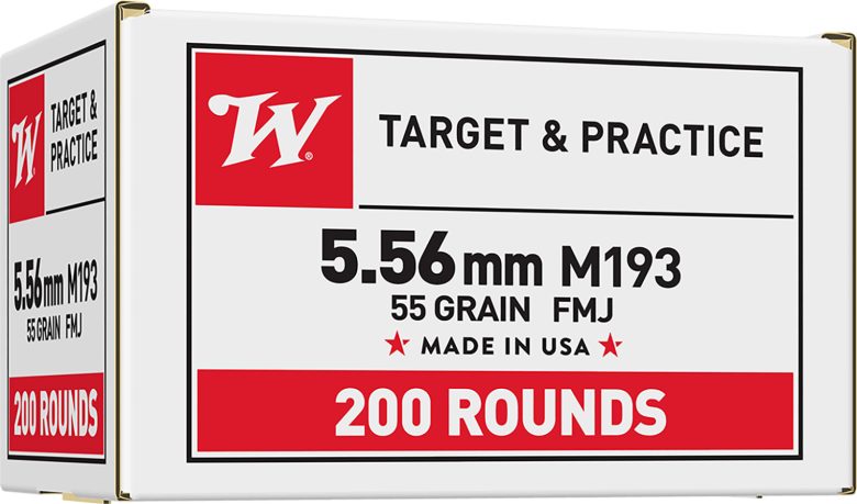 Winchester USA M193 5.56 NATO 55gr FMJ 200rd Value Pack