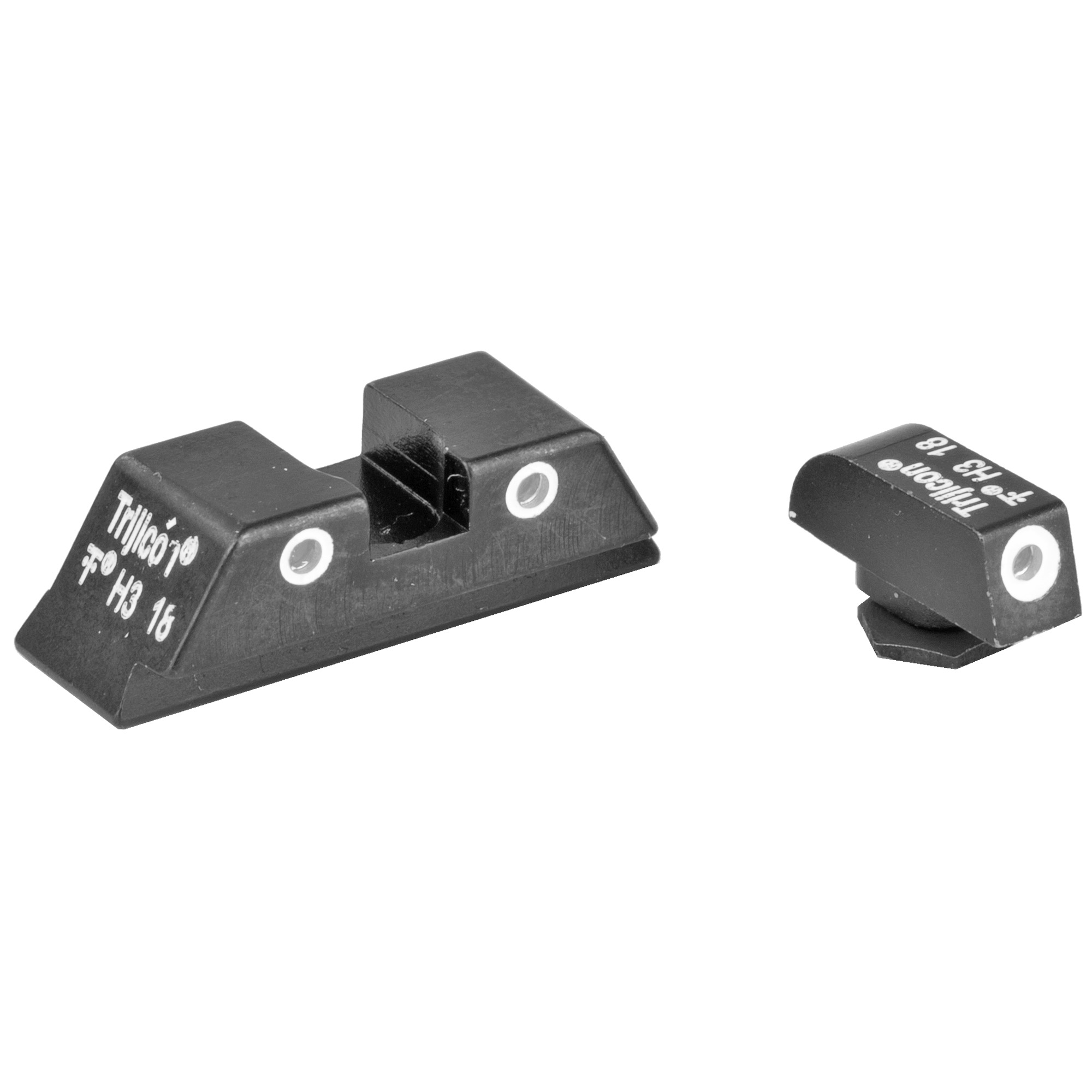 Trijicon Bright & Tough Night Sights - Green Tritium w/White Outline - Glock 20/21