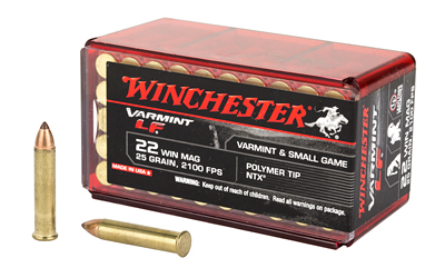 Winchester Varmint LF .22 WMR 25gr NTX 50rd