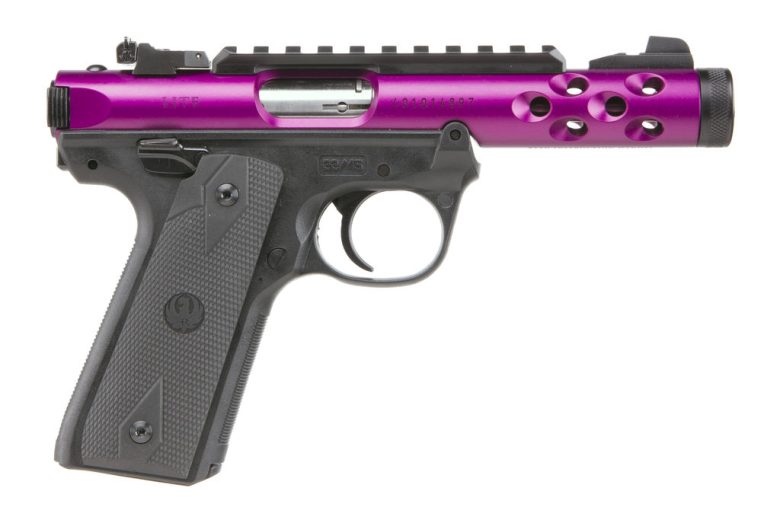 Ruger MKIV Purple 2245 Lt 22pst 4.4 Pistol