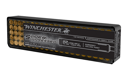 Winchester Super Suppressed .22 LR 40gr 100rd