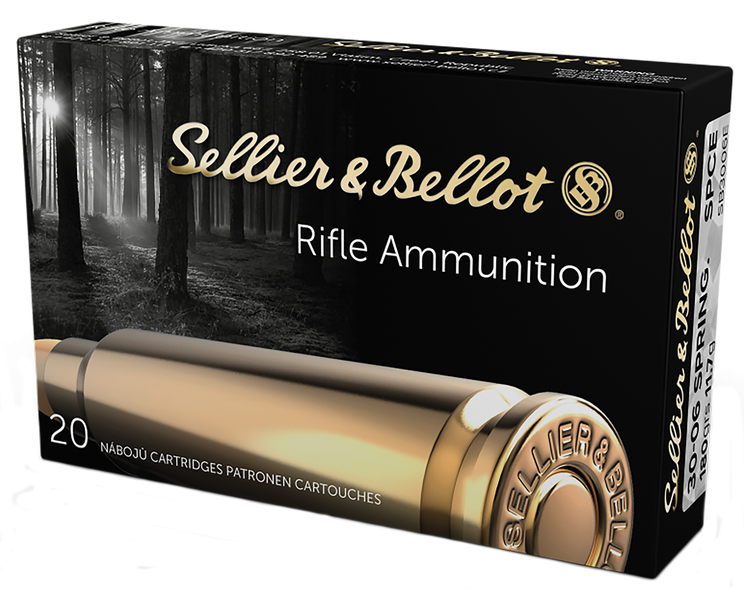 Sellier & Bellot .30-06 Springfield 180gr SPCE Ammo 20rd Box
