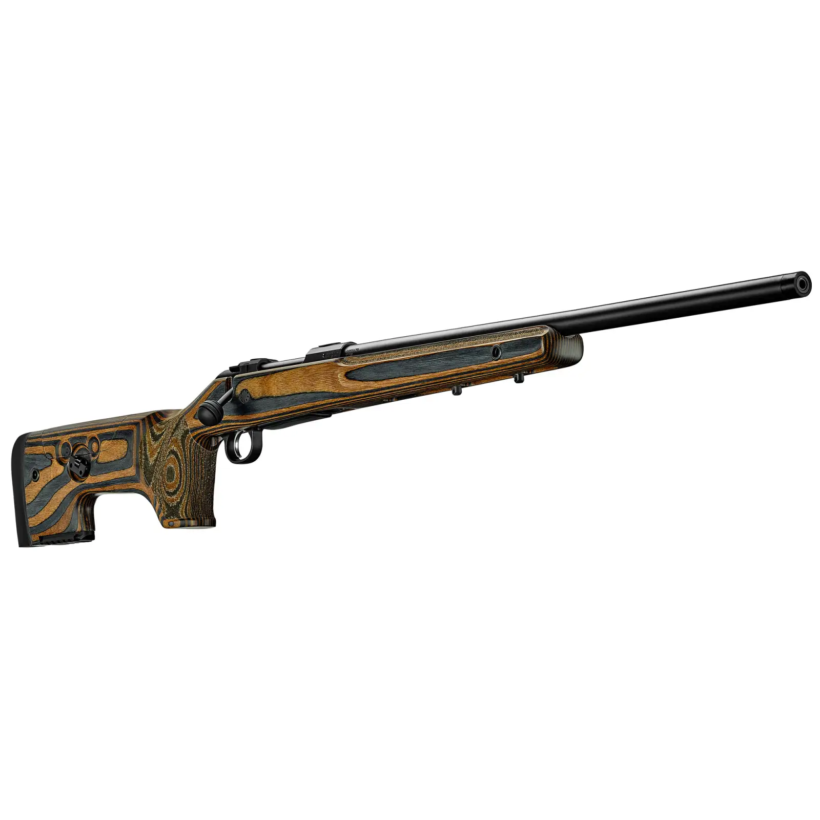 CZ 600 PLUS ST2 RANGE, 6.5 CM, 5 RD, 24IN, 5/8X24, GREY/BROWN LAMINATE STOCK, ADJUSTABLE COMB
