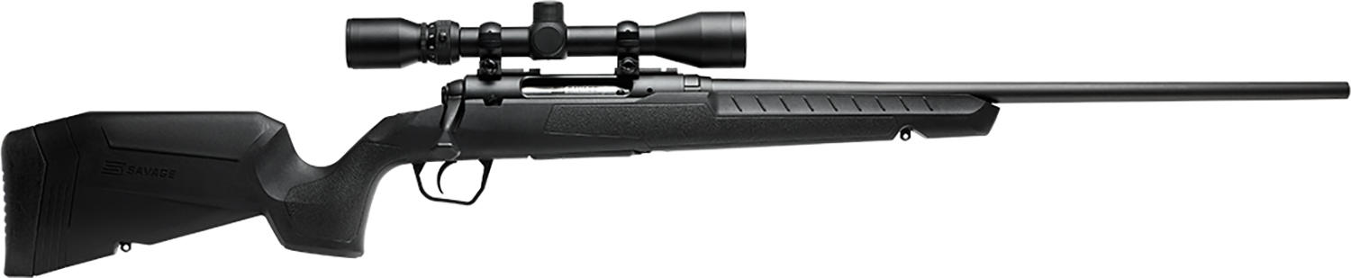 Savage Arms 32001 Axis XP Combo 223 Rem 4+1 22" Matte Black Button Rifled Barrel, Matte Black Drilled & Tapped Carbon Steel Receiver, Fixed Sporter Black Synthetic Stock, Weaver 3-9x40mm, Right Hand