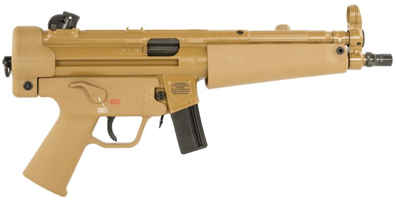HK SP5 9mm 8.86" Pistol FDE Finish 10rd Mag Semi-Auto Handgun