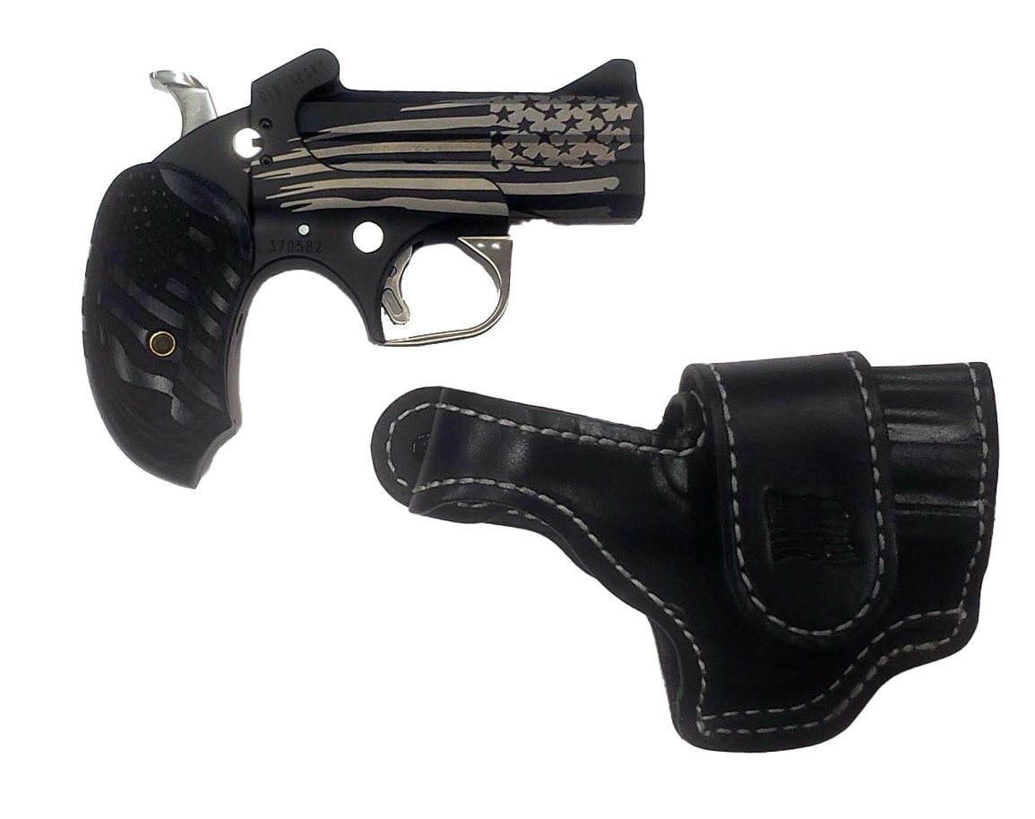 Bond Arms Old Glory 45LC/410 Derringer – 3.5" Barrel with Holster Package