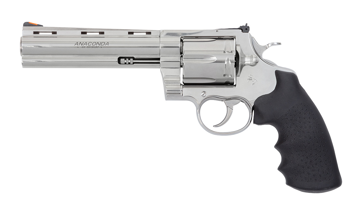 Colt Anaconda 45 Colt Stainless Revolver 6″ Barrel 6-Round Sights