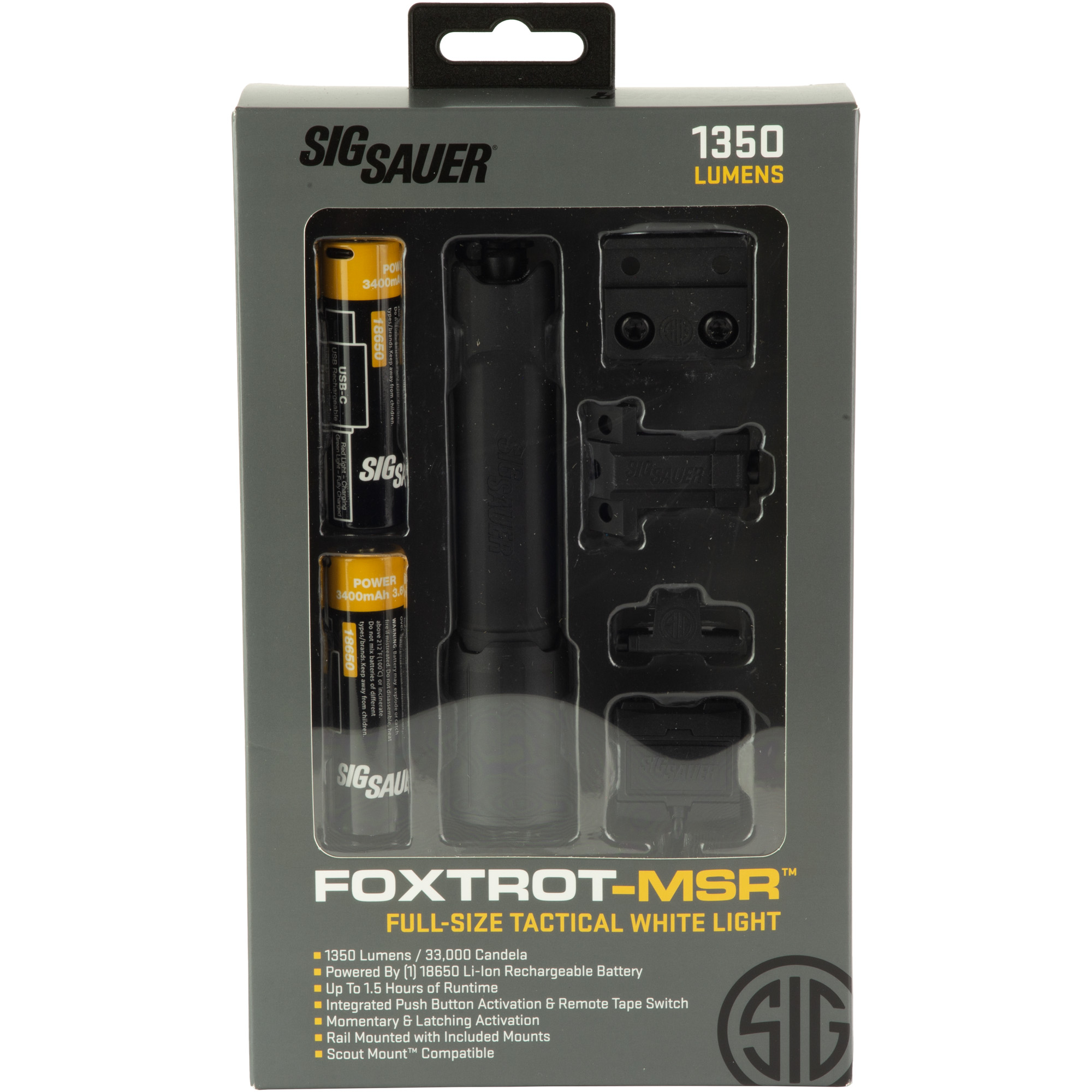 Sig Sauer Foxtrot-MSR Full Size Weapon Light