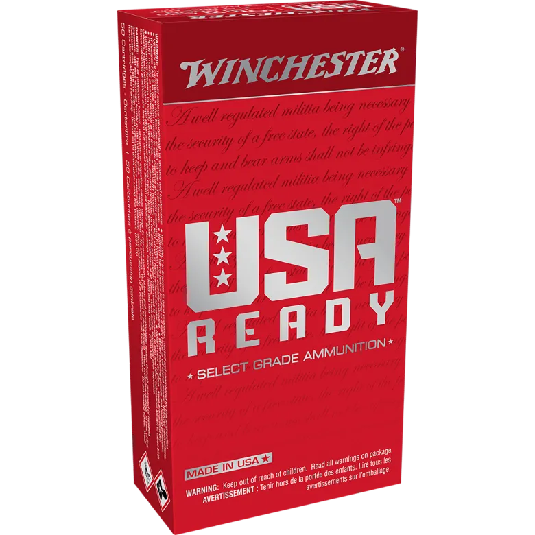 Winchester RED10 10mm 180gr FMJ Flat Nose 50Rd