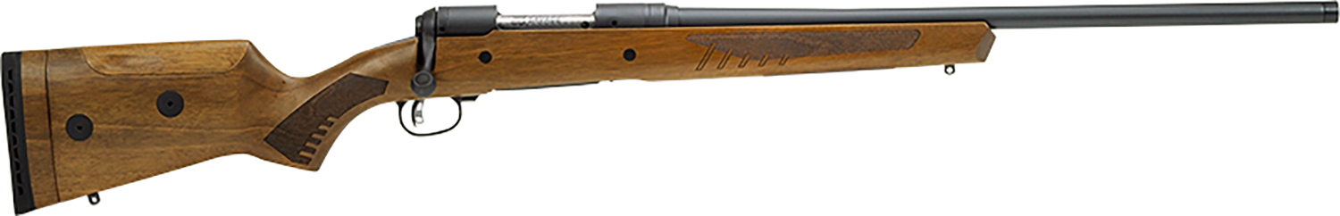 Savage Arms 57426 110 Classic Full Size 6.5 Creedmoor 4+1 22" Matte Black Threaded Barrel, Matte Black Drilled & Tapped Carbon Steel, Receiver Adj Comb & LOP Satin Walnut Stock, Right Hand