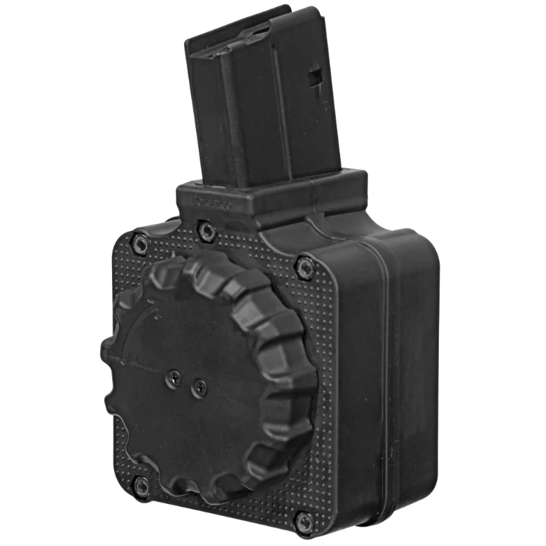 PROMAG FN SCAR 17 308 50 ROUND BLACK DRUM MAGAZINE