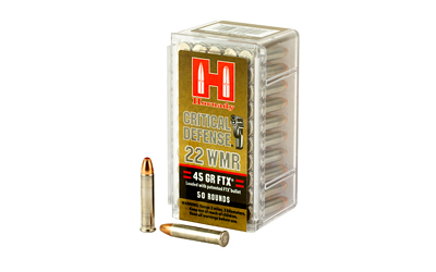 Hornady .22 WMR 45gr FTX CD Ammo 50rd