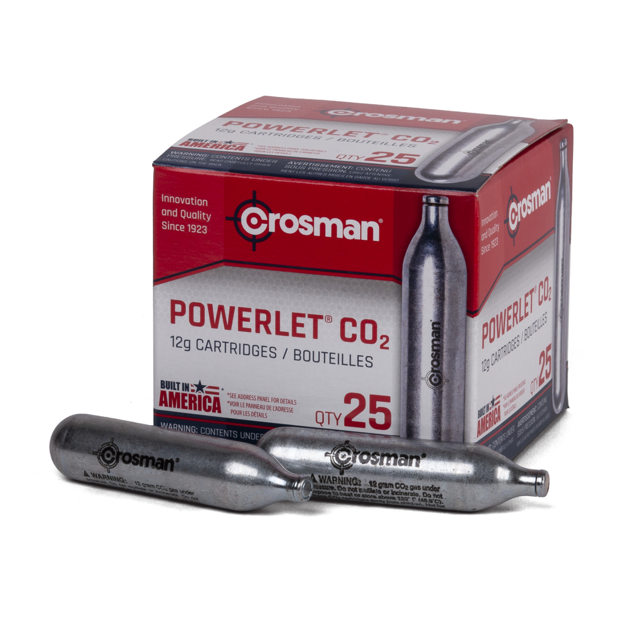 Crosman Powerlet CO2 Cartridges - 15 Pack