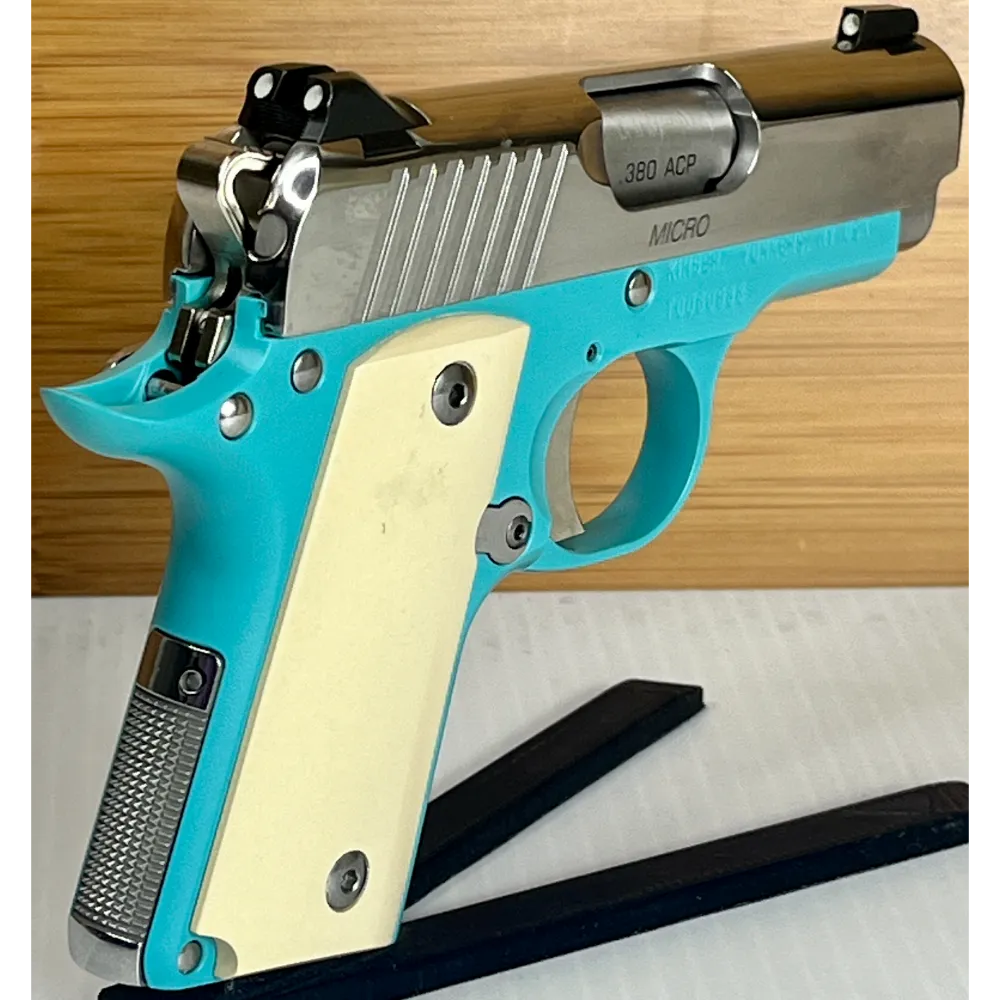 Kimber Micro Bel Air 380ACP Stainless & Blue Pistol