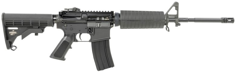 Bushmaster 0010011BLK M4 Patrolman's  5.56x45mm NATO 16" 30+1 Black Rec/Barrel Black 6 Position Collapsible Stock Black Polymer Grip A2 Front Sight Right Hand