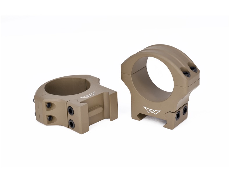 Warne HyperLite 1" Low Rings - Dark Earth Cerakote - image 5 of 6