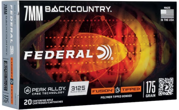 FEDERAL 7MM BACKCOUNTRY 175GR FUSION TIPPED F7BCTFS2