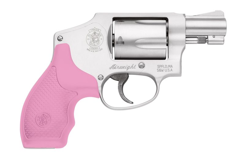 Smith & Wesson 642 Pink Airweight 38 S&W Spl +P 5 Shot 1.88" SS Revolver