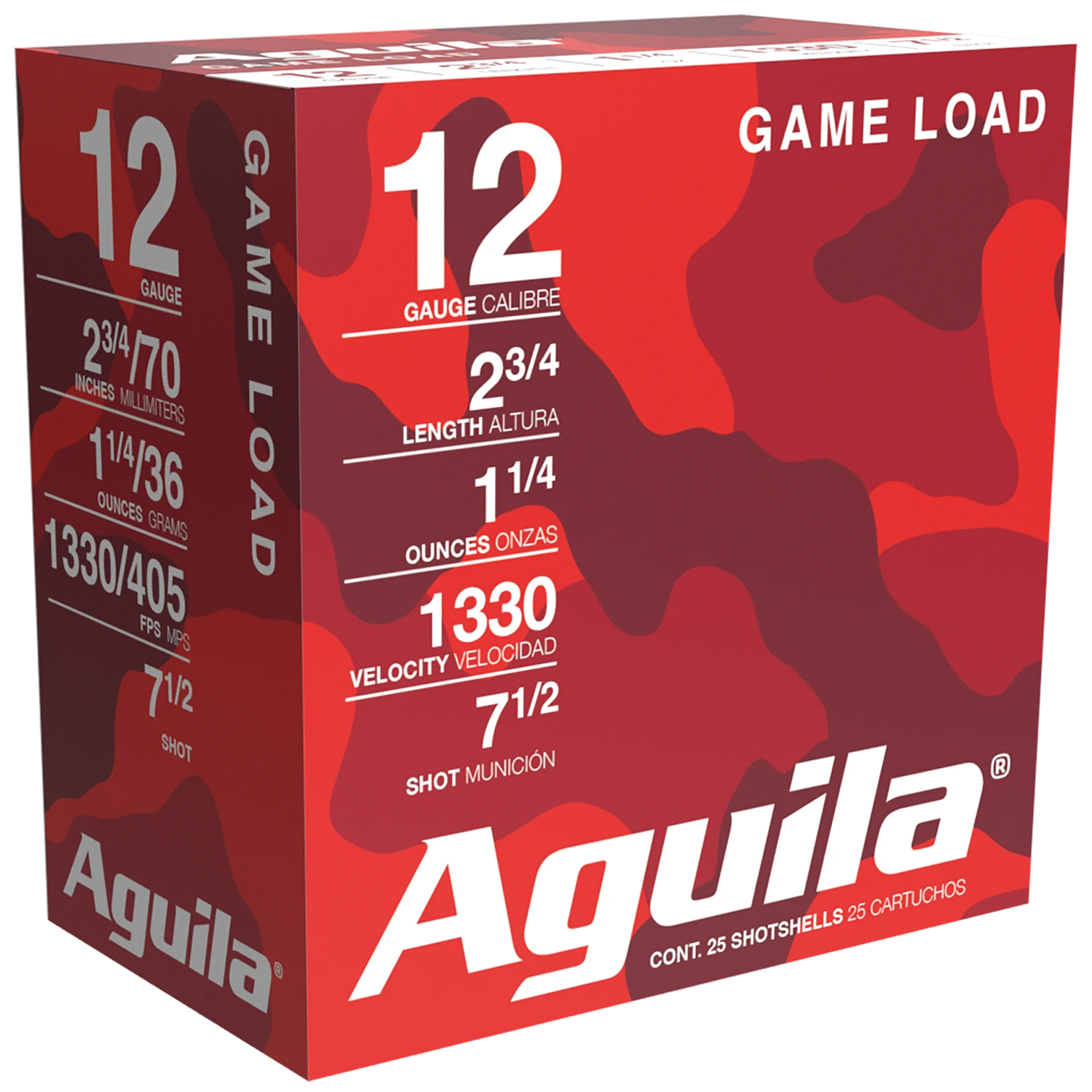 Aguila Birdshot High Velocity 12Gauge 2.75" 1 1/4oz 7.5Shot 25Rd