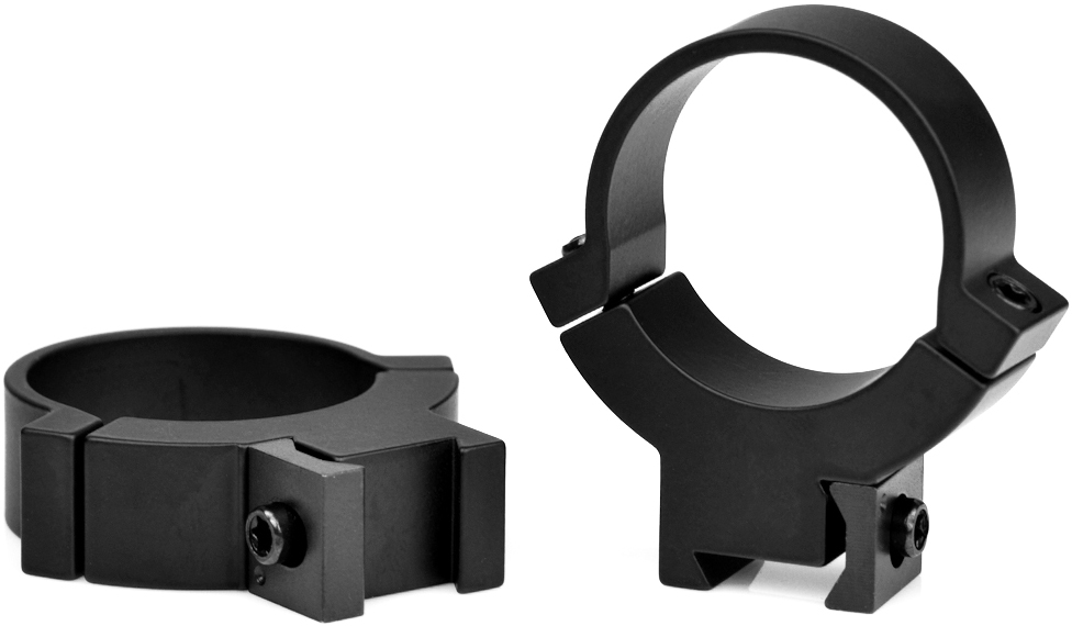 Warne Maxima 732M 30mm High Rimfire Scope Rings - Matte Black - image 3 of 4