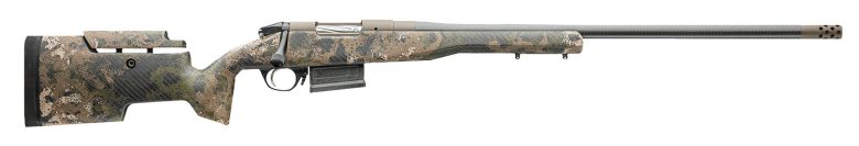 Bergara Rifles BPR34308 Premier Divide 308 Win 5+1 22" Carbon Fiber CURE Carbon Fiber Barrel, Patriot Brown Cerakote Steel Receiver, Erosion Rogue Camo AG Composite Chalk Branch Stock