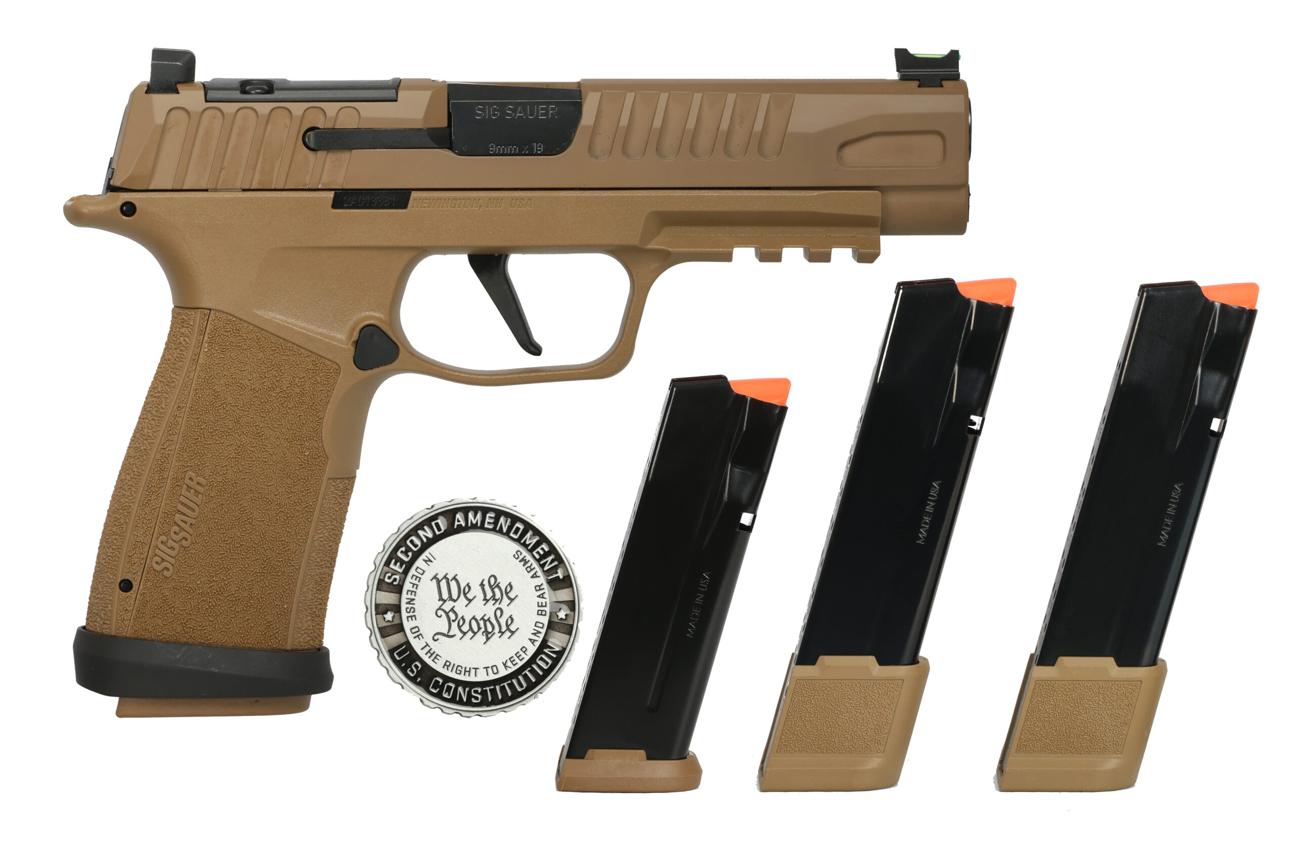 Sig Sauer P365 2A FUSE 9mm Pistol – 4.3" Barrel, Optic Ready, 21+1 Capacity