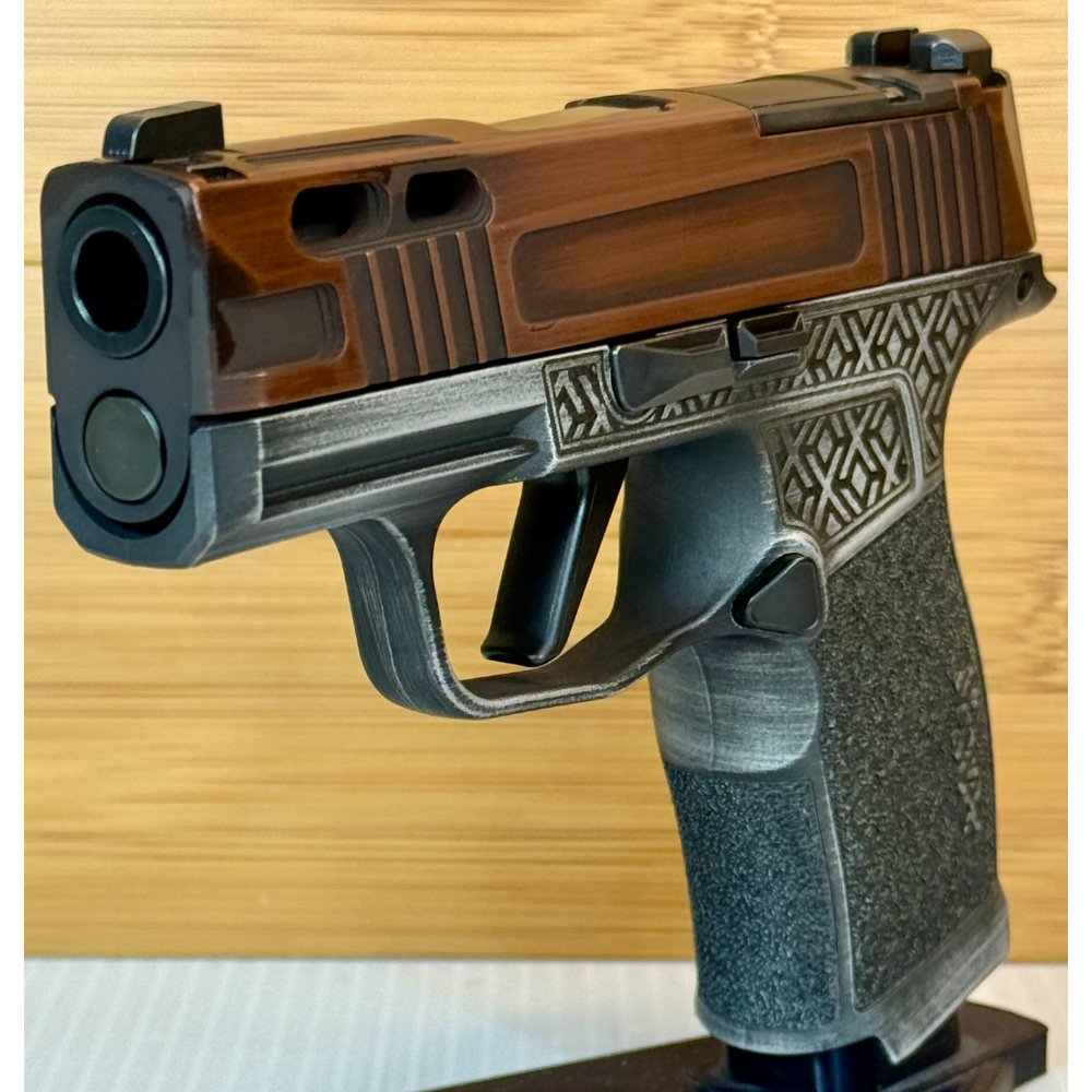 Sig Sauer P365X Debacle 9mm Custom Engraved Pistol