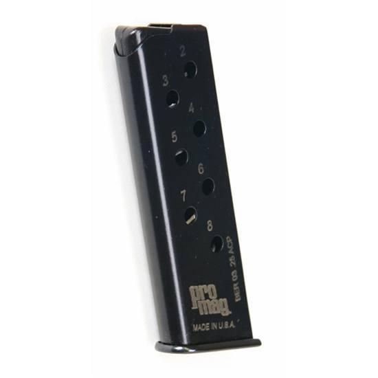 ProMag Beretta 950BS .25 ACP 8rd Blued Steel Magazine