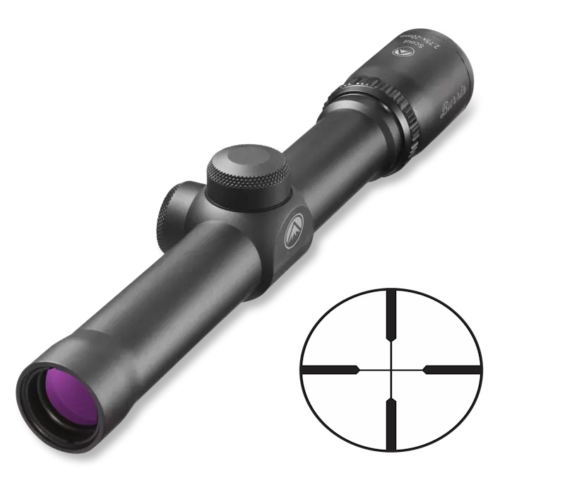 Burris Scout 2.75X20mm Rifle Scope with Heavy Plex Reticle - image 5 of 10