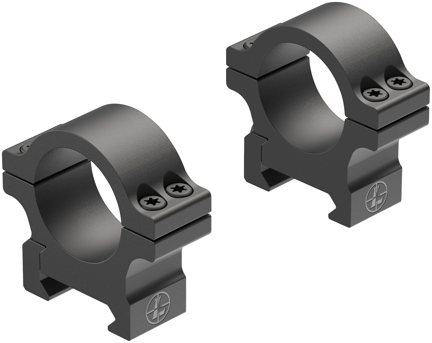 Leupold Open Range Cross-Slot 1" Low Matte Black Scope Rings - image 3 of 8