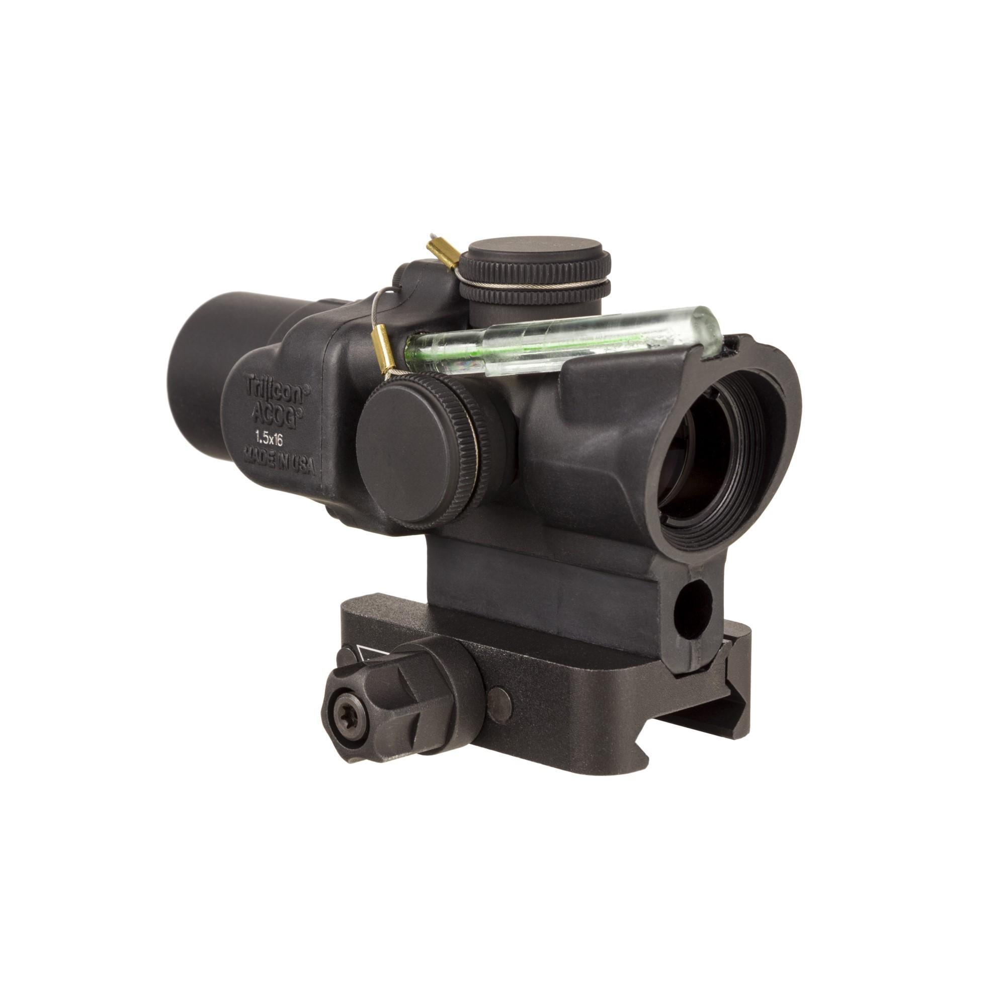 Trijicon ACOG TA44-C-400329 1.5X16mm Dual Illuminated Green Ring & 2 MOA Dot with Q-LOC Mount - Black Matte - image 10 of 10