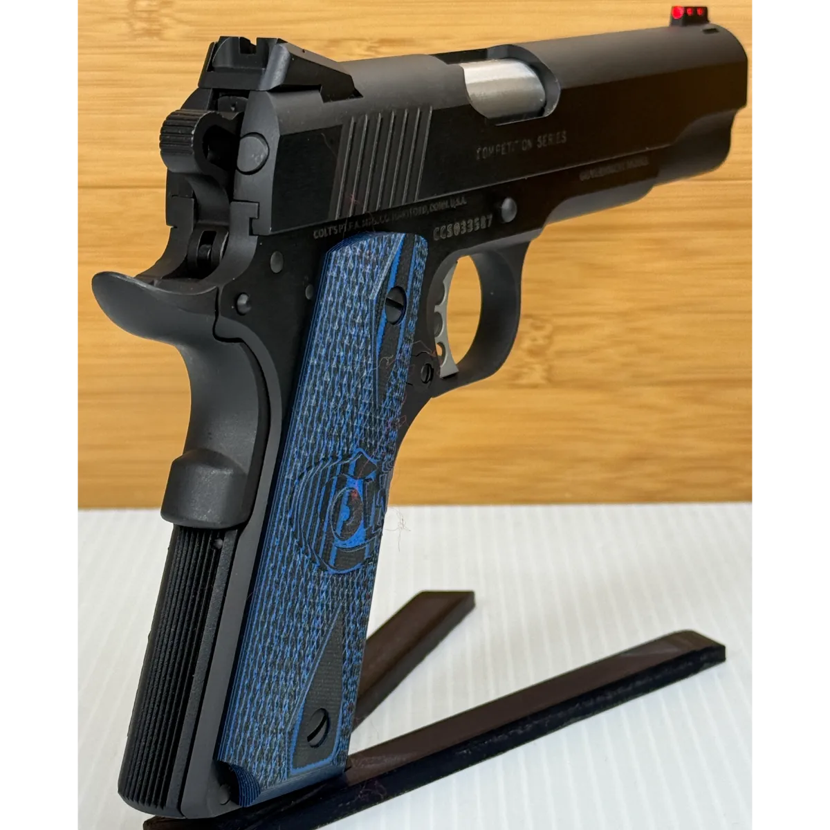 Colt 1911 Competition .45 ACP 5" Blued, G10 Grips Handgun