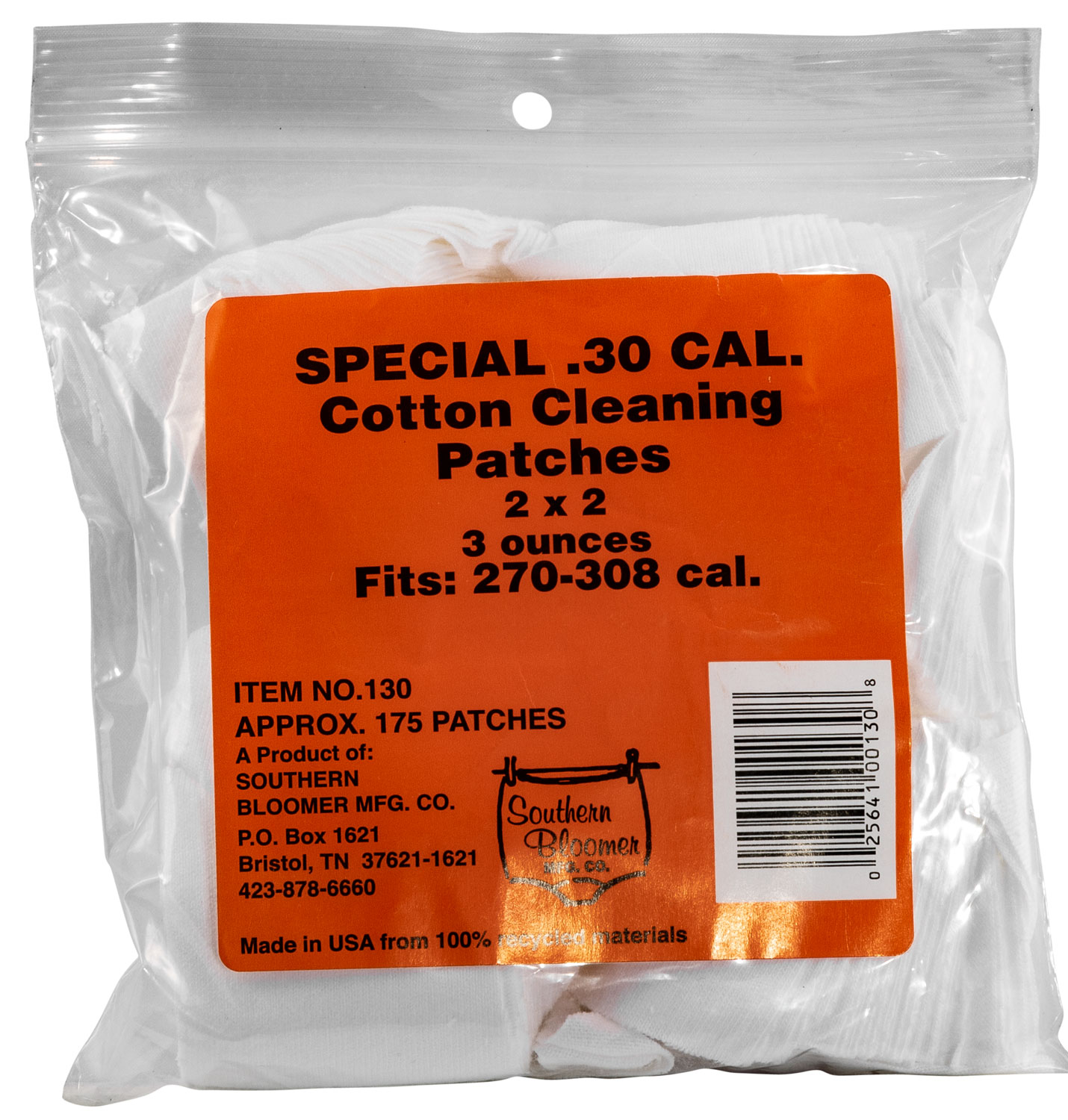 Southern Bloomer 30 Caliber Cotton Patches, 2"x2", 130/Bag - image 3 of 5