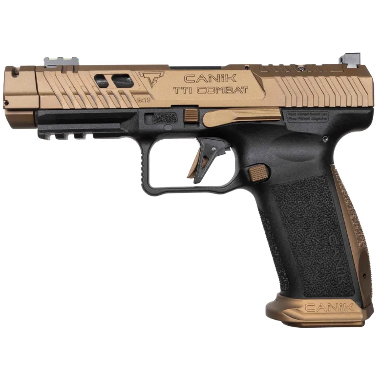 Canik TTI Combat 9mm 18rd TTI Bronze 4.6" Pistol