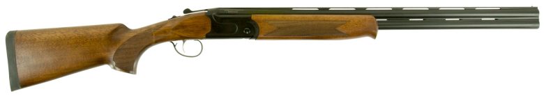 Stevens 22155 555 Compact 28 Gauge 2.75" 2rd 24" Black Semi-Gloss Over/Under Vent rib Barrel, Oiled Turkish Walnut Stock Ambidextrous Hand