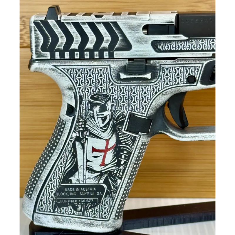 Templar Glock 19 Gen5 9mm Distressed White 15 Round Pistol